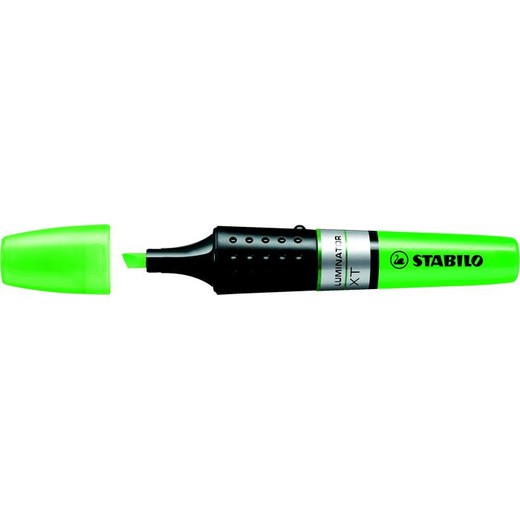 Zvýrazňovač, 2-5 mm, STABILO "Luminator", zelená