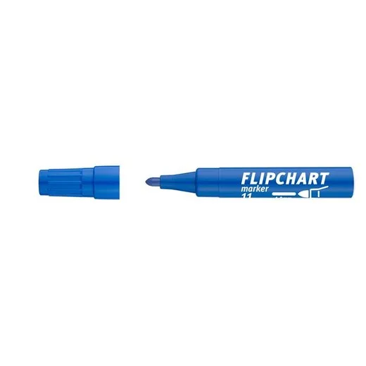 Popisovač na flipchartové tabule, 1-3 mm, kužeľový hrot, ICO "Artip 11", modrý