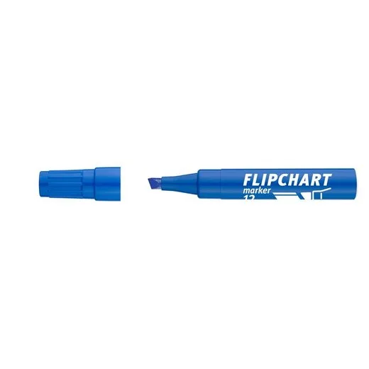 Popisovač na flipchartové tabule, 1-4 mm, zrezaný hrot, ICO "Artip 12 ", modrý