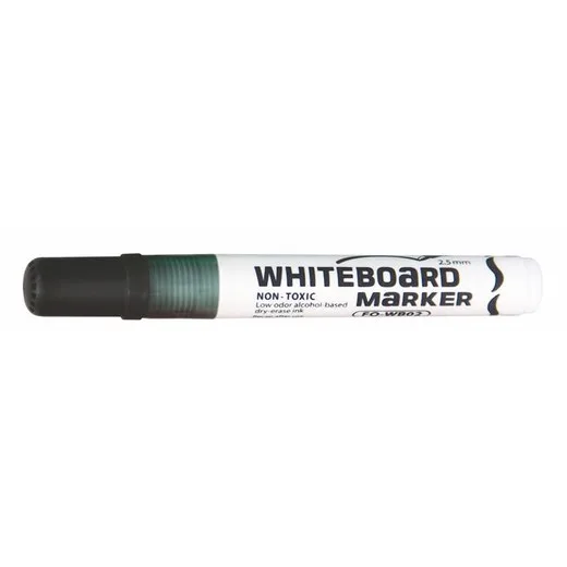 Popisovač na tabule, 2,5 mm, kužeľovitý, FLEXOFFICE "WB02", čierna