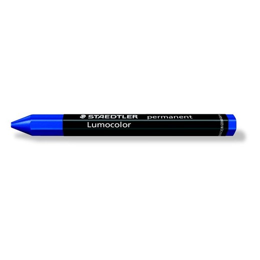 Univerzálna voskovka, permanentná, omnigraph, STAEDTLER "Lumocolor 236", modrá