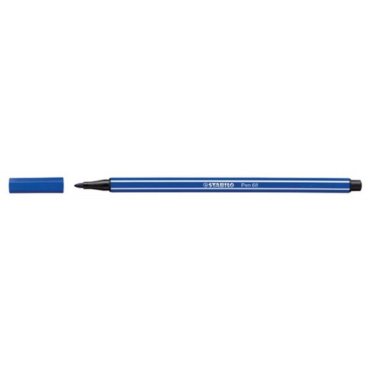 Popisovač, 1 mm, STABILO "Pen 68", ultramarin