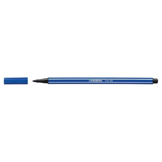 Popisovač, 1 mm, STABILO "Pen 68", ultramarin
