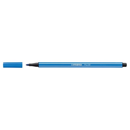 Popisovač, 1 mm, STABILO "Pen 68", tmavomodrý