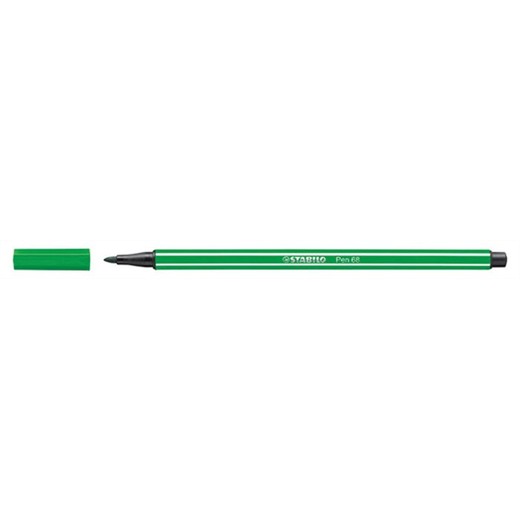 Popisovač, 1 mm, STABILO "Pen 68", zelený