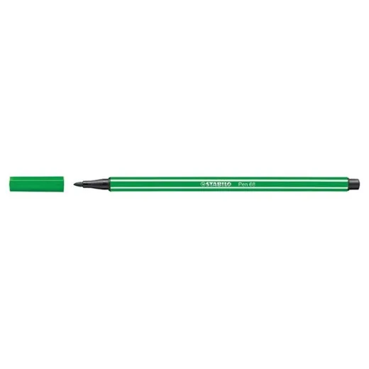 Popisovač, 1 mm, STABILO "Pen 68", zelený