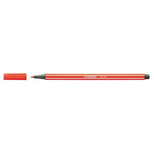 Popisovač, 1 mm, STABILO "Pen 68", svetločervený