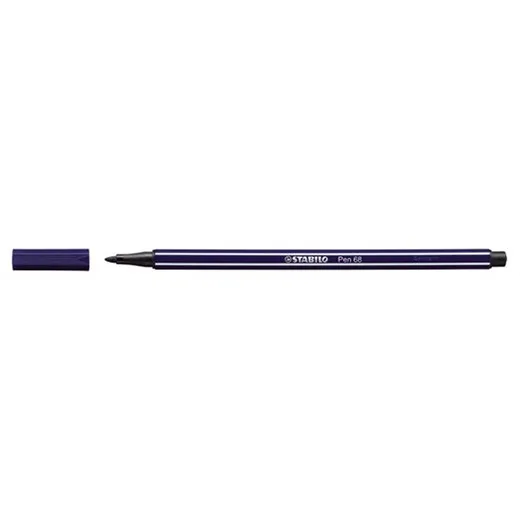Popisovač, 1 mm, STABILO "Pen 68", tmavomodrý