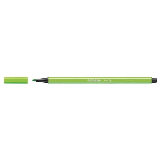Popisovač, 1 mm, STABILO "Pen 68", svetlozelený