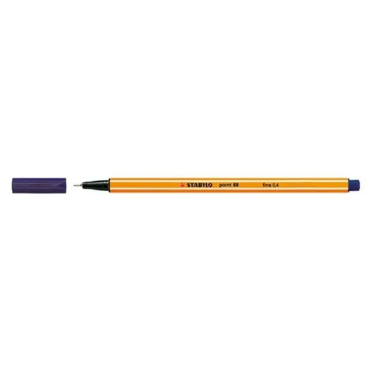 Liner, 0,4 mm, STABILO "Point 88", hlboký modrý