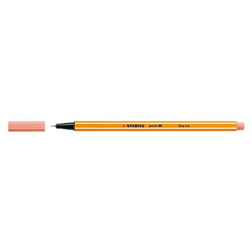 Liner, 0,4 mm, STABILO "Point 88", broskyňový