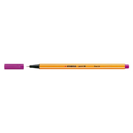 Liner, 0,4 mm, STABILO "Point 88", fialový