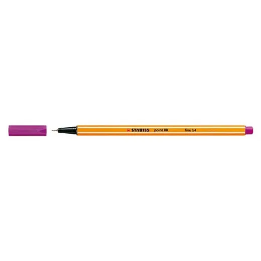 Liner, 0,4 mm, STABILO "Point 88", fialový