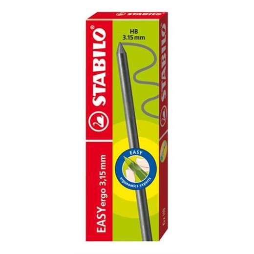 Tuha do ceruziek, 3,15 mm, HB, STABILO "Easy Ergo"