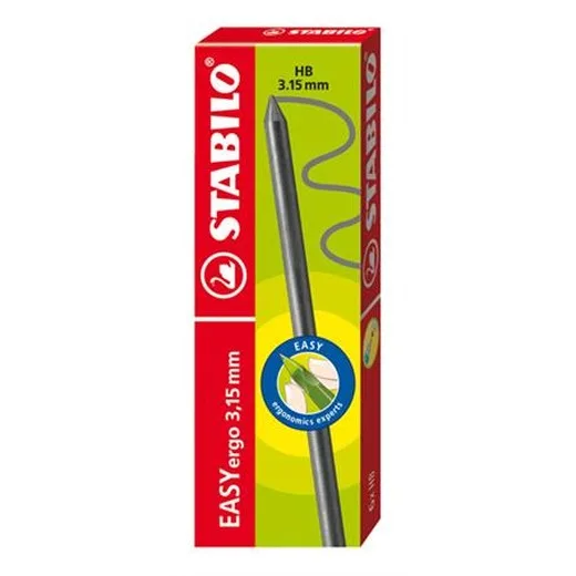 Tuha do ceruziek, 3,15 mm, HB, STABILO "Easy Ergo"