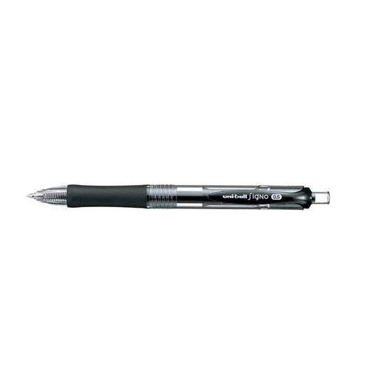 Gélové pero, 0,3 mm, stláčací mechanizmus, UNI "UMN-152", čierne