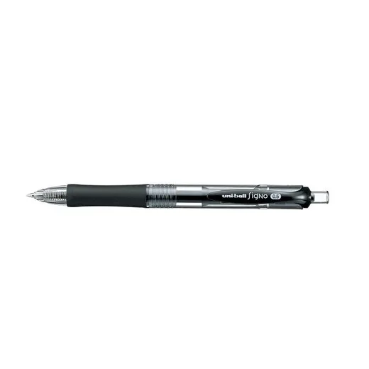 Gélové pero, 0,3 mm, stláčací mechanizmus, UNI "UMN-152", čierne