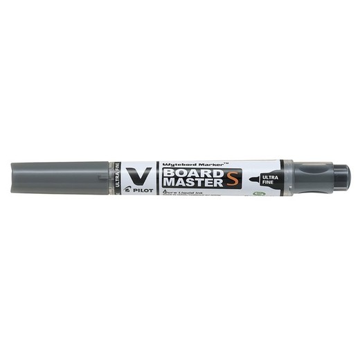 Popisovač na tabule, 0,8 mm, UF, kužeľový hrot, PILOT "V Board Master", čierna