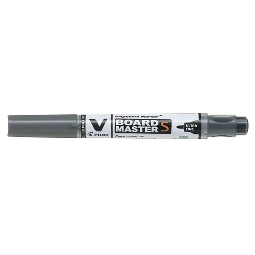 Popisovač na tabule, 0,8 mm, UF, kužeľový hrot, PILOT "V Board Master", čierna