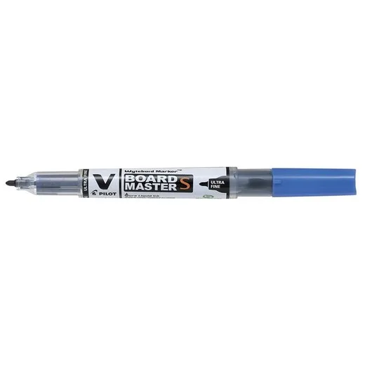 Popisovač na tabule, 0,8 mm, UF, kužeľový hrot, PILOT "V Board Master", modrá
