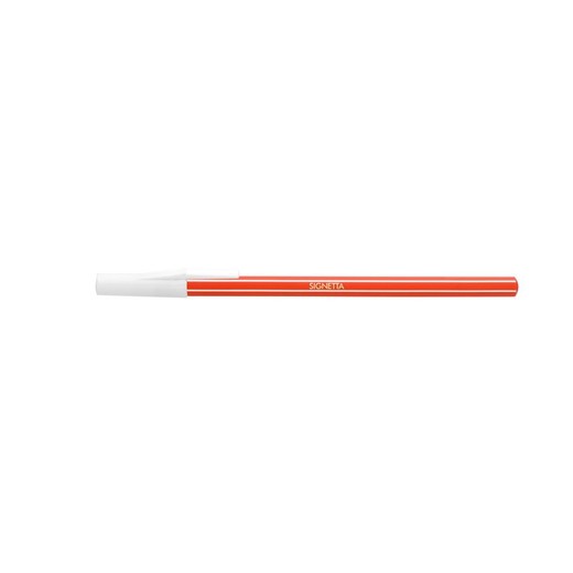 Guľôčkové pero, 0,7 mm, s vrchnákom, ICO "Signetta", červené