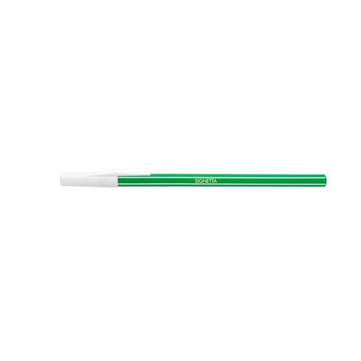 Guľôčkové pero, 0,7 mm, s vrchnákom, ICO "Signetta", zelené