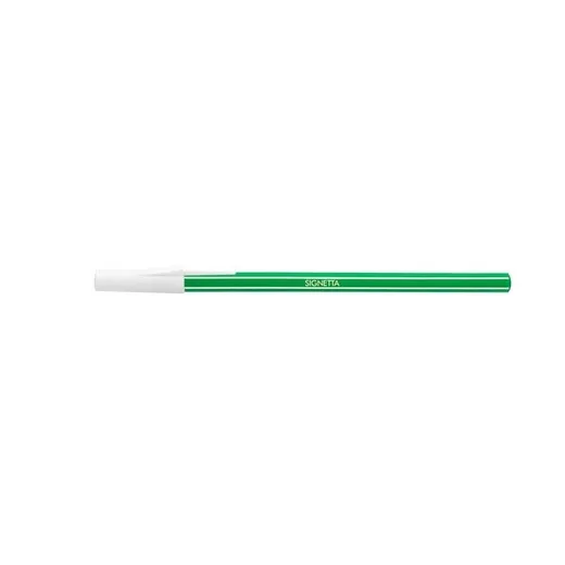 Guľôčkové pero, 0,7 mm, s vrchnákom, ICO "Signetta", zelené