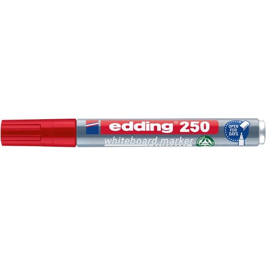 Popisovač na tabule "250", červený