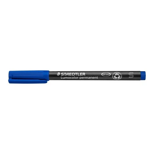 Permanentný popisovač, OHP, 0,4 mm, STAEDTLER "Lumocolor® 313 S", modrá