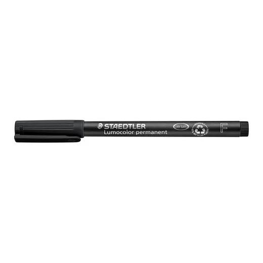 Permanentný popisovač, OHP, 0,6 mm, STAEDTLER "Lumocolor® 318 F", čierna