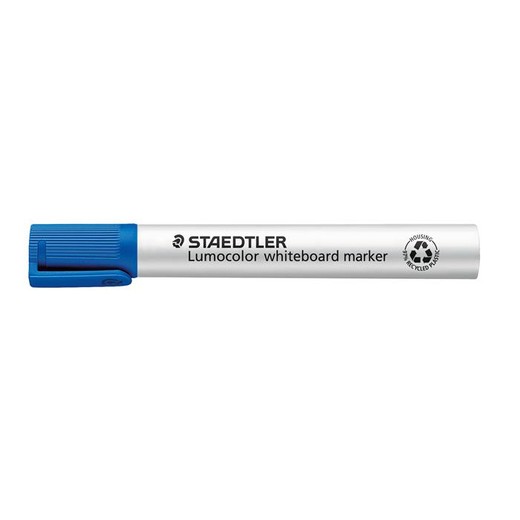 Popisovač na tabule, 2 mm, kužeľový hrot, STAEDTLER "Lumocolor 351", modrý