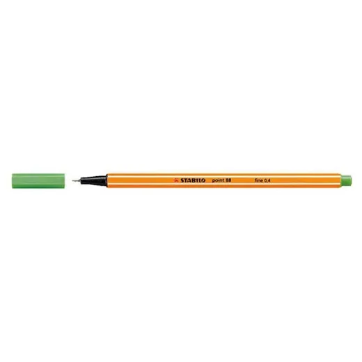 Liner, 0,4 mm, STABILO "Point 88", svetlozelený