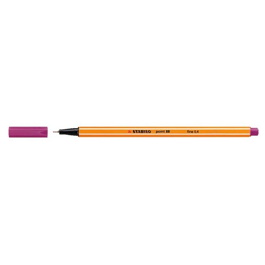Liner, 0,4 mm, STABILO "Point 88", tmavofialový