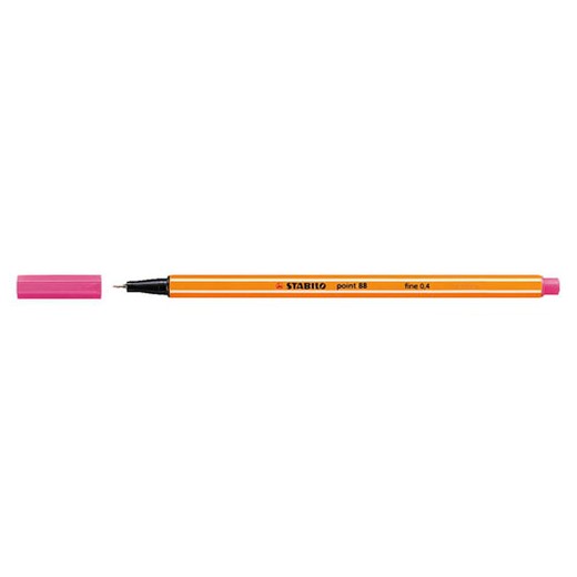 Liner, 0,4 mm, STABILO "Point 88", ružový