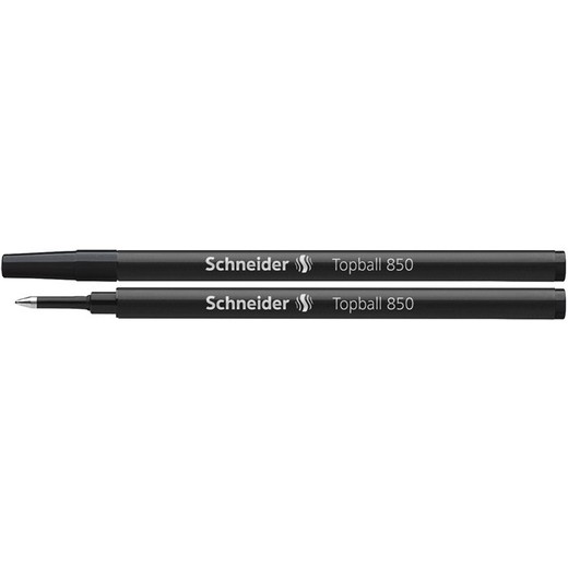 Náplň do rollerov, 0,5 mm, SCHNEIDER "Topball 850", čierna