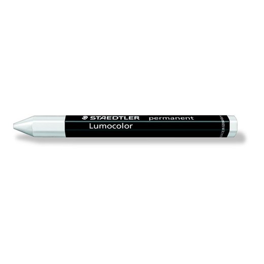 Univerzálna voskovka, permanentná, omnigraph, STAEDTLER "Lumocolor 236", biela