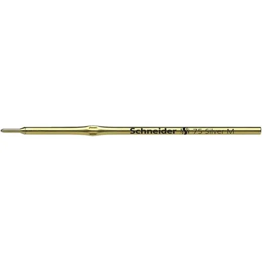 Náplň do guľôčkových pier, 0,5 mm, SCHNEIDER "75 Silver", strieborná