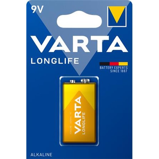 Batéria, 9V, 1 ks, VARTA "Longlife"