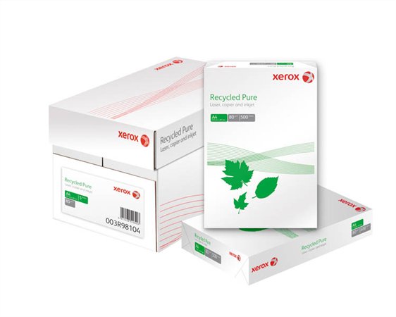 Kancelársky papier, recyklovaný, A4, 80 g, XEROX "Recycled Pure"