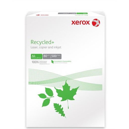 Kancelársky papier, recyklovaný, A3, 80 g, XEROX "Recycled Plus"