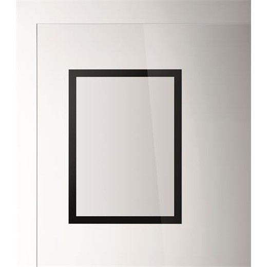 Informačný panel, A4, elektrostatický, DURABLE "DURAFRAME® SUN", čierna