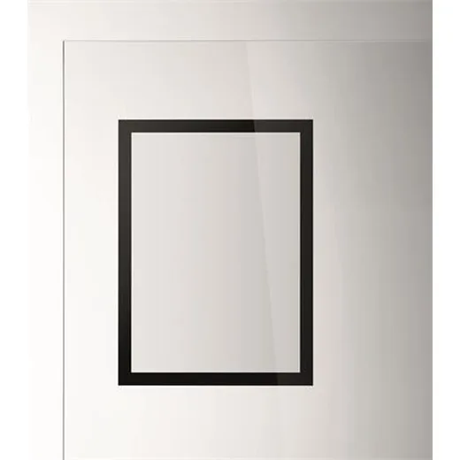 Informačný panel, A4, elektrostatický, DURABLE "DURAFRAME® SUN", čierna