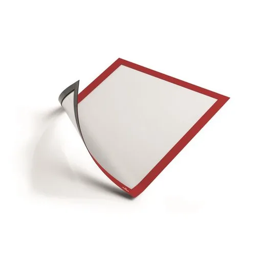 Informačný panel, A4, magnetický, DURABLE "DURAFRAME® MAGNETIC", červená