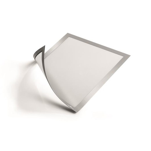 Informačný panel, A4, magnetický, DURABLE "DURAFRAME® MAGNETIC", strieborná