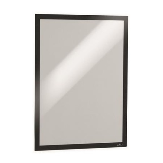 Informačný panel, A3, samolepiaci, DURABLE "DURAFRAME®", čierna