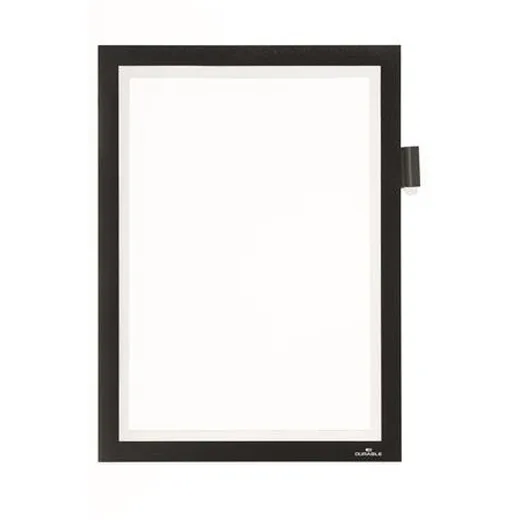 Informačný panel, A4, samolepiaci, na písanie poznámok, DURABLE DURAFRAME® "NOTE", čierna