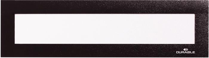 Prezentačný rámček, 210x40 mm, magnetický, DURABLE "DURAFRAME® MAGNETIC TOP", čierna