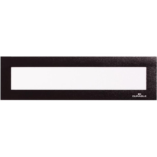 Prezentačný rámček, 210x40 mm, magnetický, DURABLE "DURAFRAME® MAGNETIC TOP", čierna