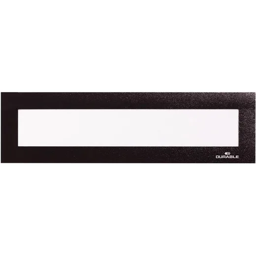 Prezentačný rámček, 210x40 mm, magnetický, DURABLE "DURAFRAME® MAGNETIC TOP", čierna