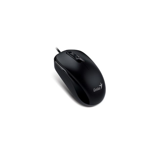 Myš, drôtová, optická, štandardná veľkosť, USB, GENIUS "DX-120", čierna